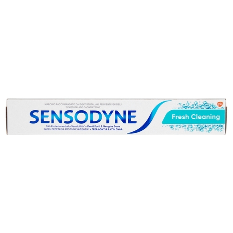 Sensodyne Dentifricio Fresh Cleaning per Denti Sensibili Gengive Sane Gusto Mentolato 75 ml